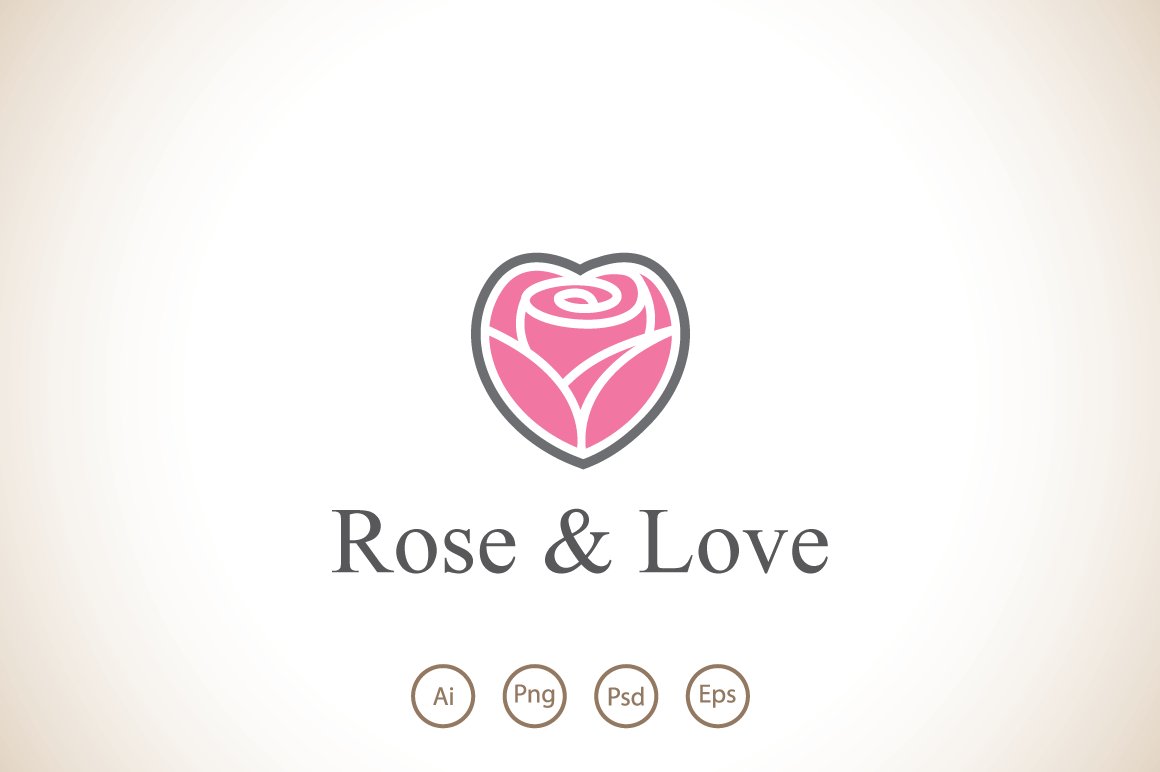 The roses on the logo are multi-colored.