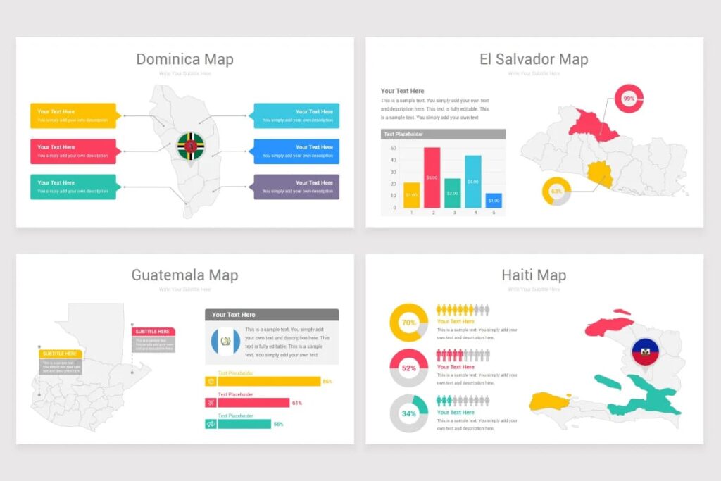 North America Maps PowerPoint Template MasterBundles   North America Maps Powerpoint 4 1024x683 