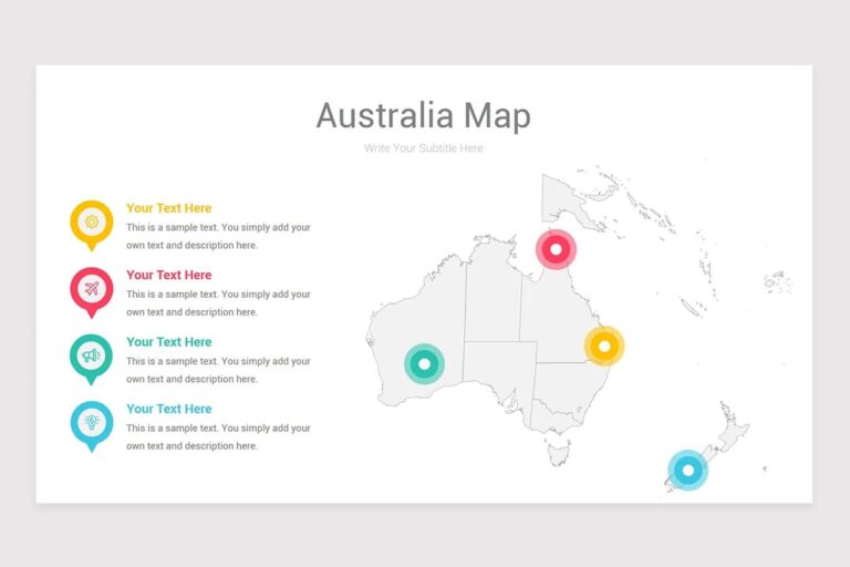 Oceania Maps PowerPoint Template – MasterBundles