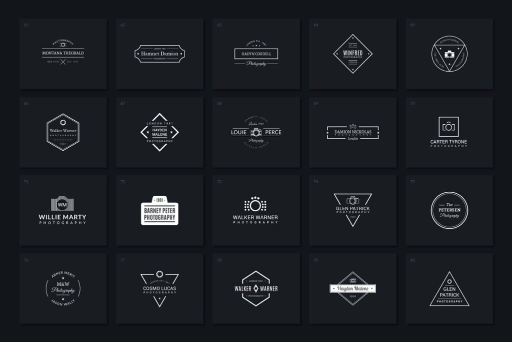 200 Photography Logos – MasterBundles