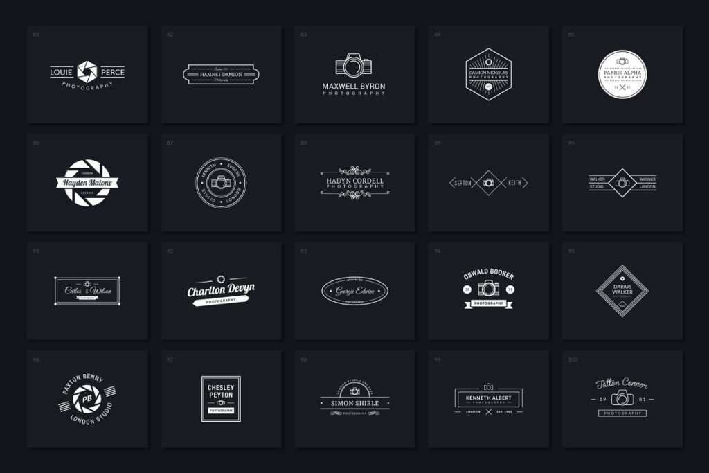 200 Photography Logos – MasterBundles