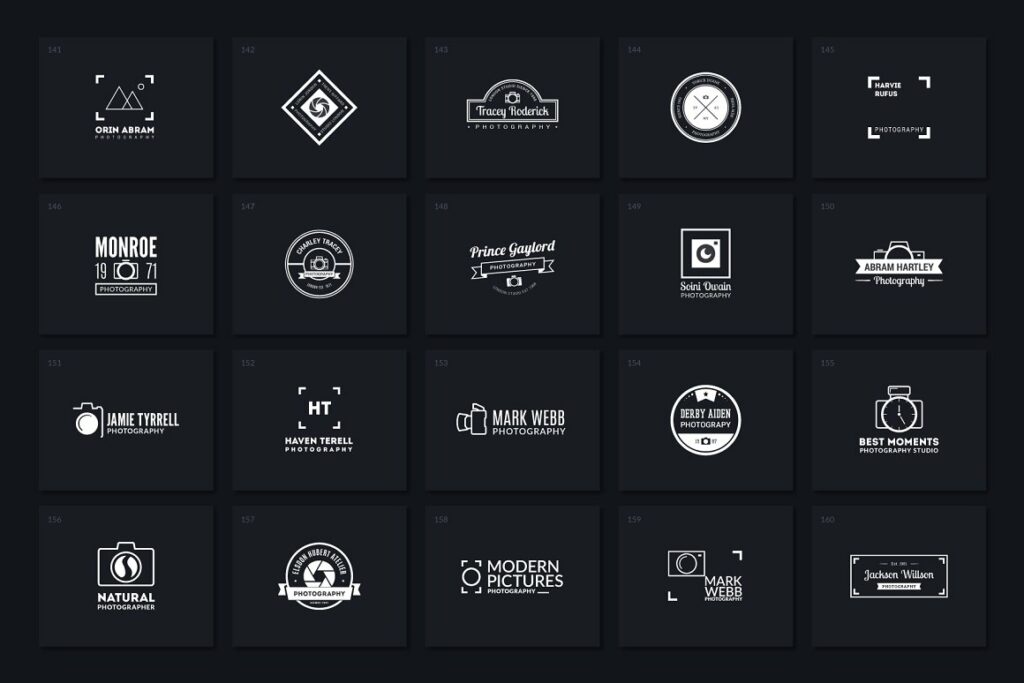 200 Photography Logos – MasterBundles