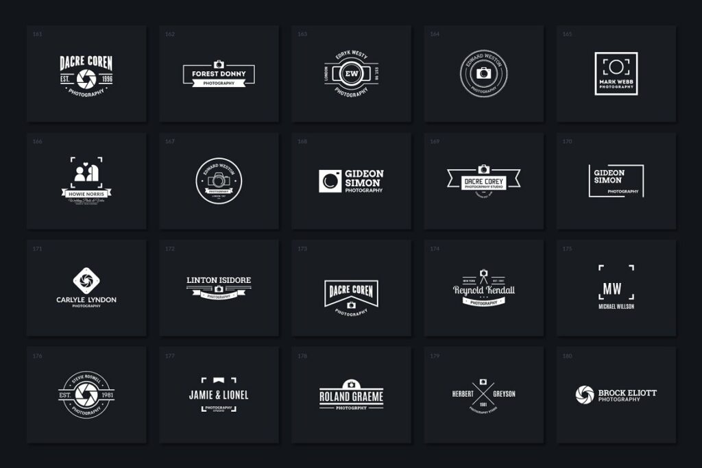 200 Photography Logos – MasterBundles