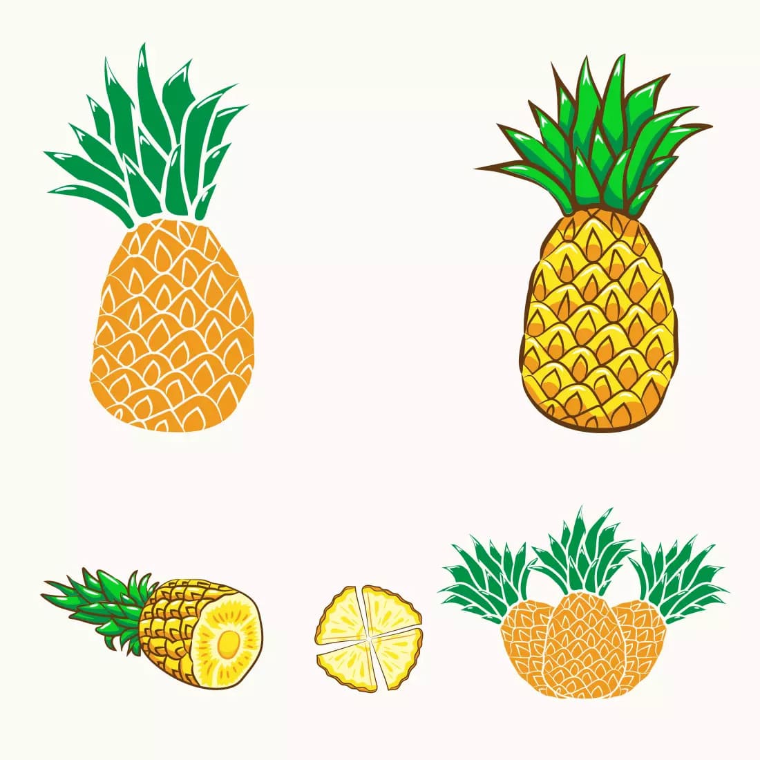 Pineapple SVG Bundle Preview 2.