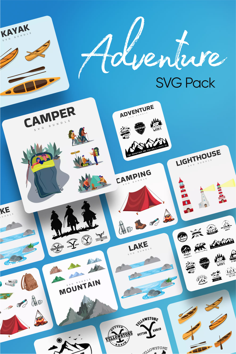 Adventure SVG Pack Pinterest.