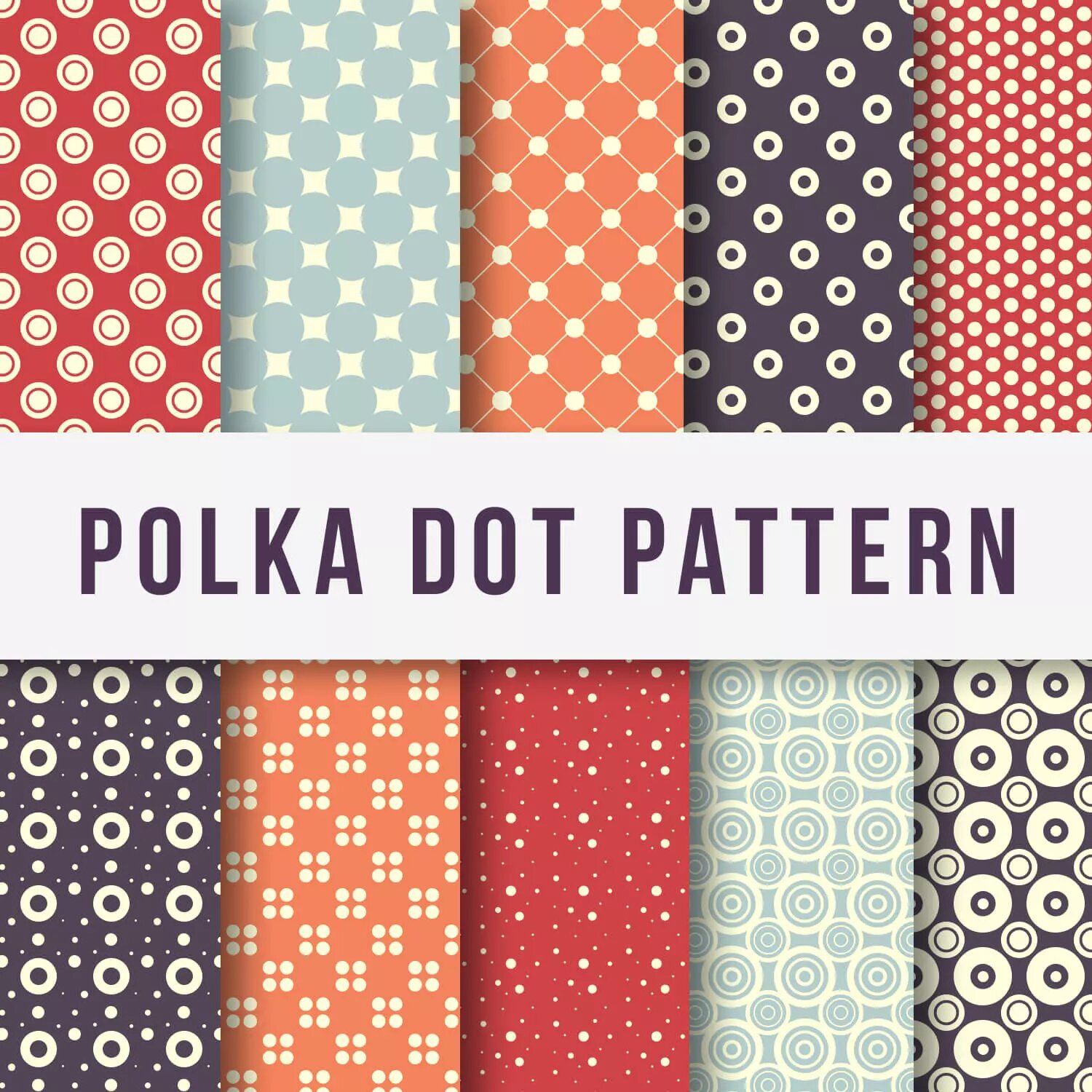Polka Dot Patterns Collection Preview 8.