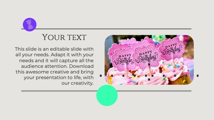 4 Powerpoint Birthday Backgrounds Free.
