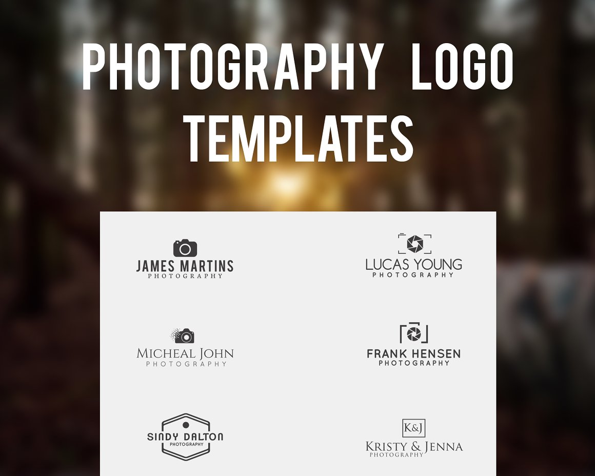 Photographers and logos to use.