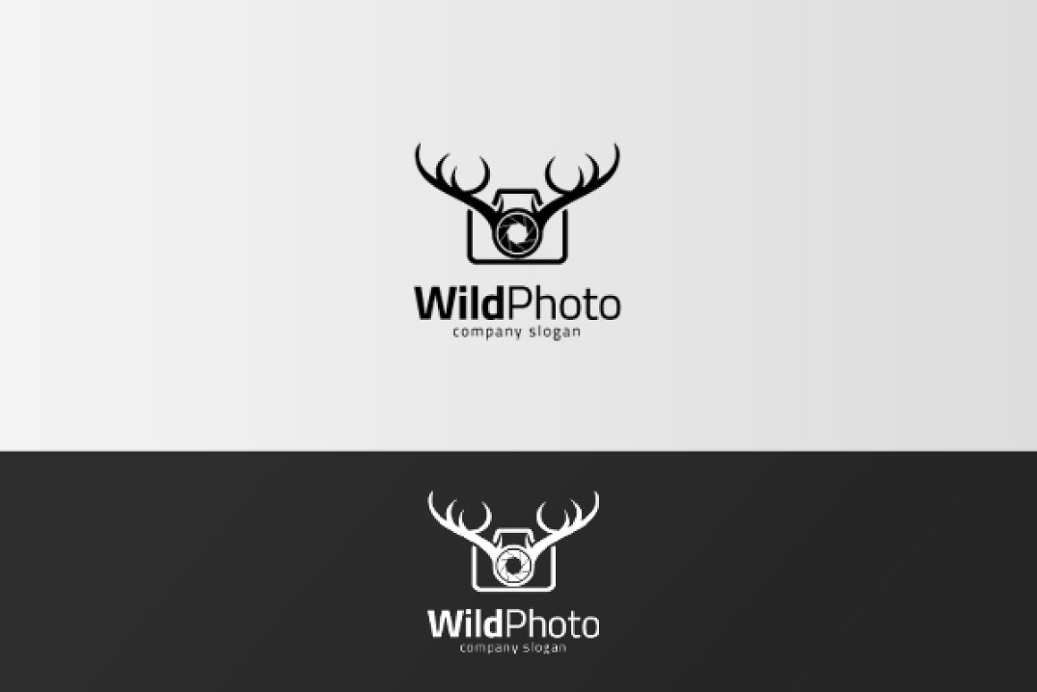 Great logos on black and white backgrounds.