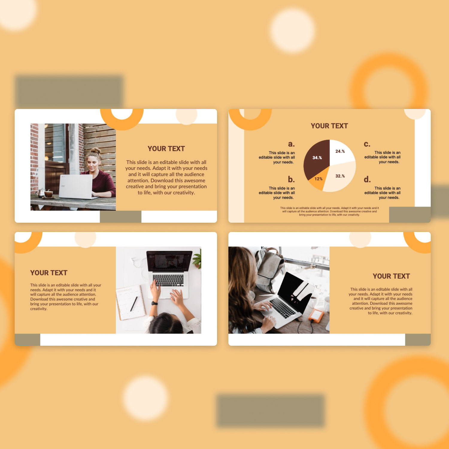 Professional looking powerpoint templates preview.