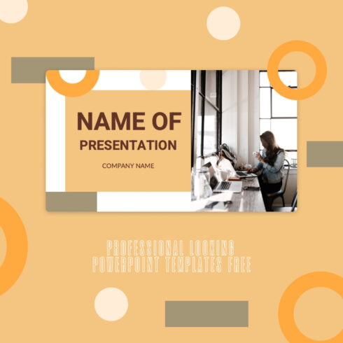 Prints of professional looking powerpoint templates.