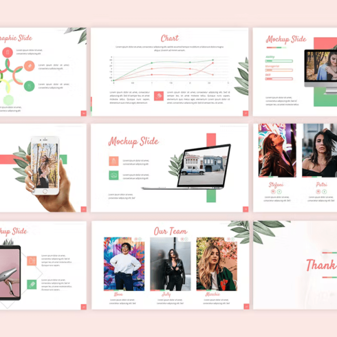 Girly - Beautiful Powerpoint Template 