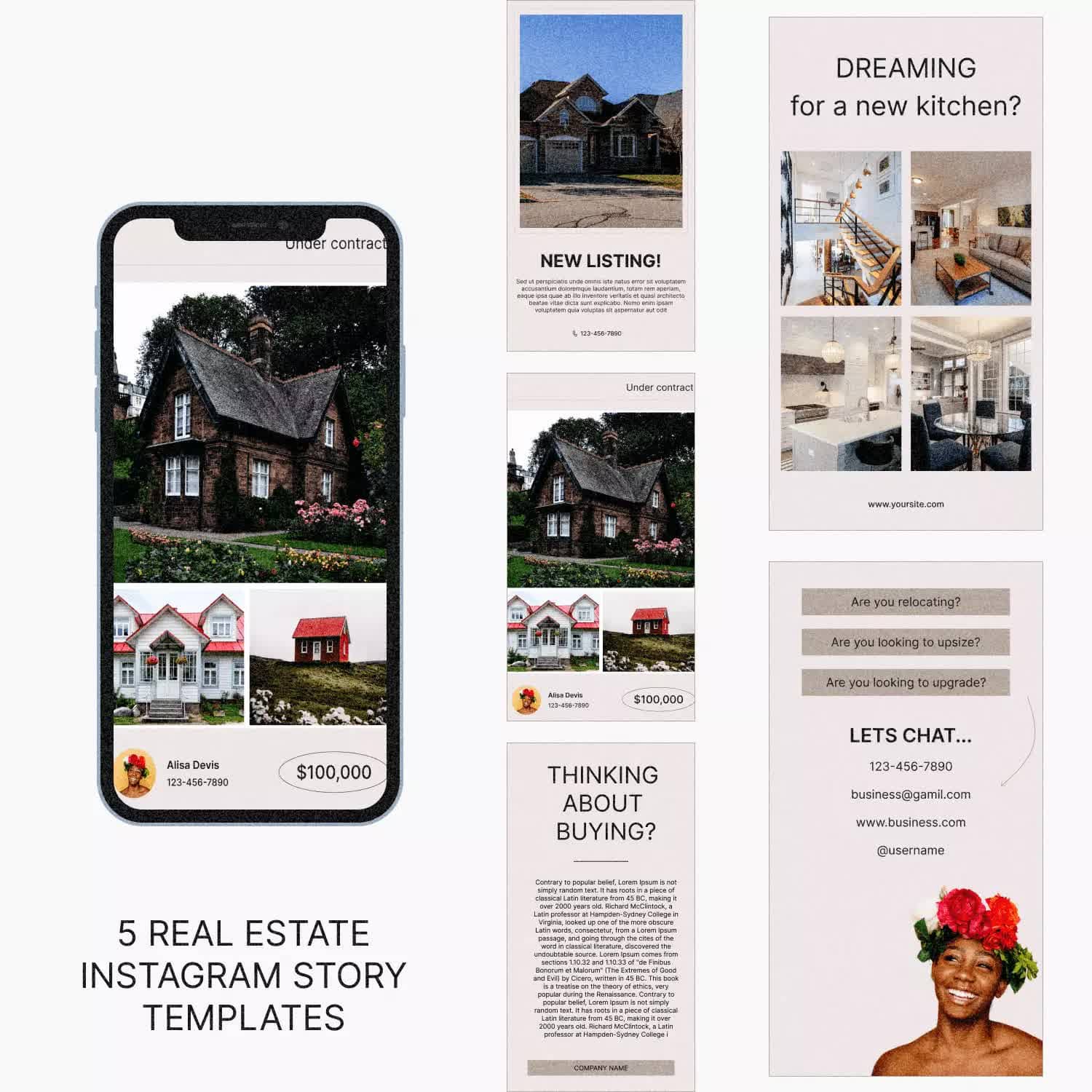 Real Estate Instagram Story Templates Preview 5.