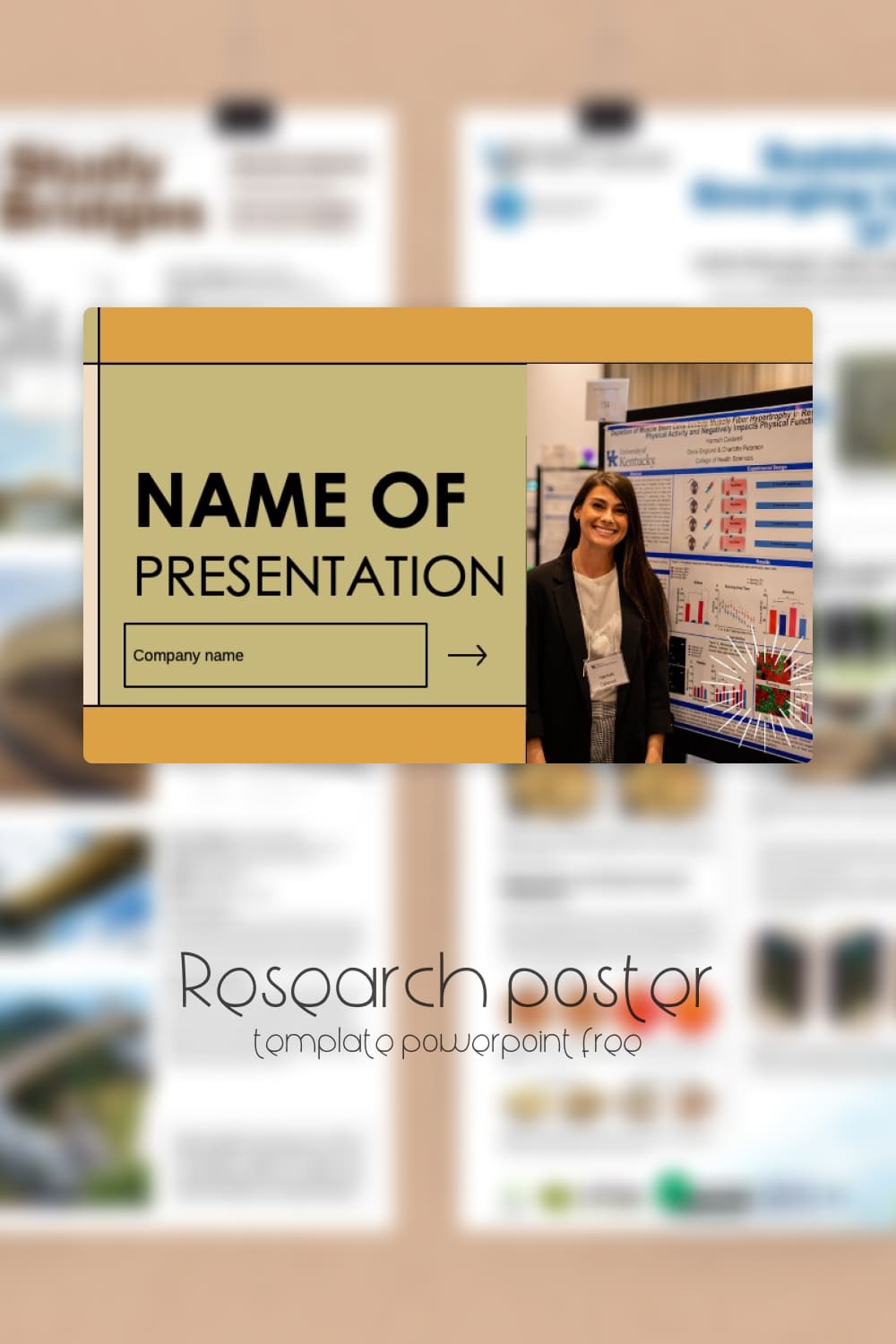 Research Poster Template Powerpoint Free Pinterest.