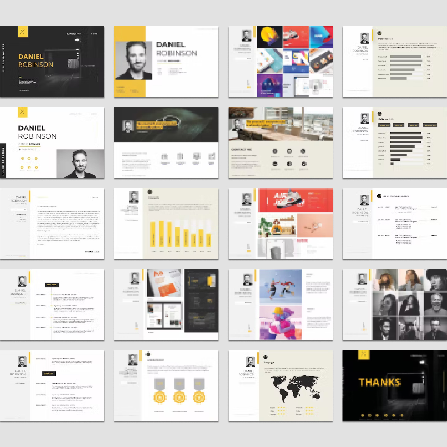 Preview resume presentation powerpoint.