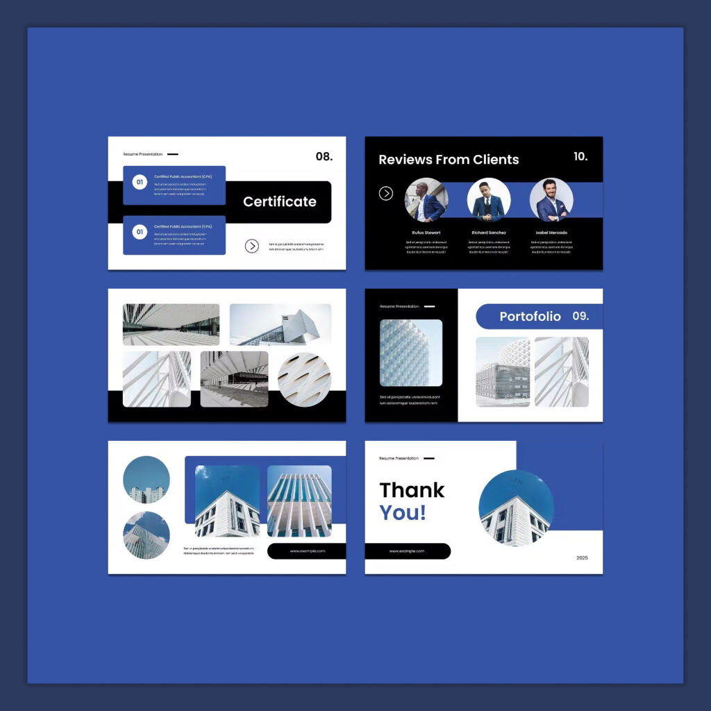 Resume Presentation Template – MasterBundles