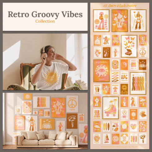 Preview retro groovy vibes collection.