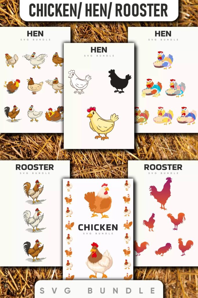 Rooster Chicken Svg Bundle Masterbundles