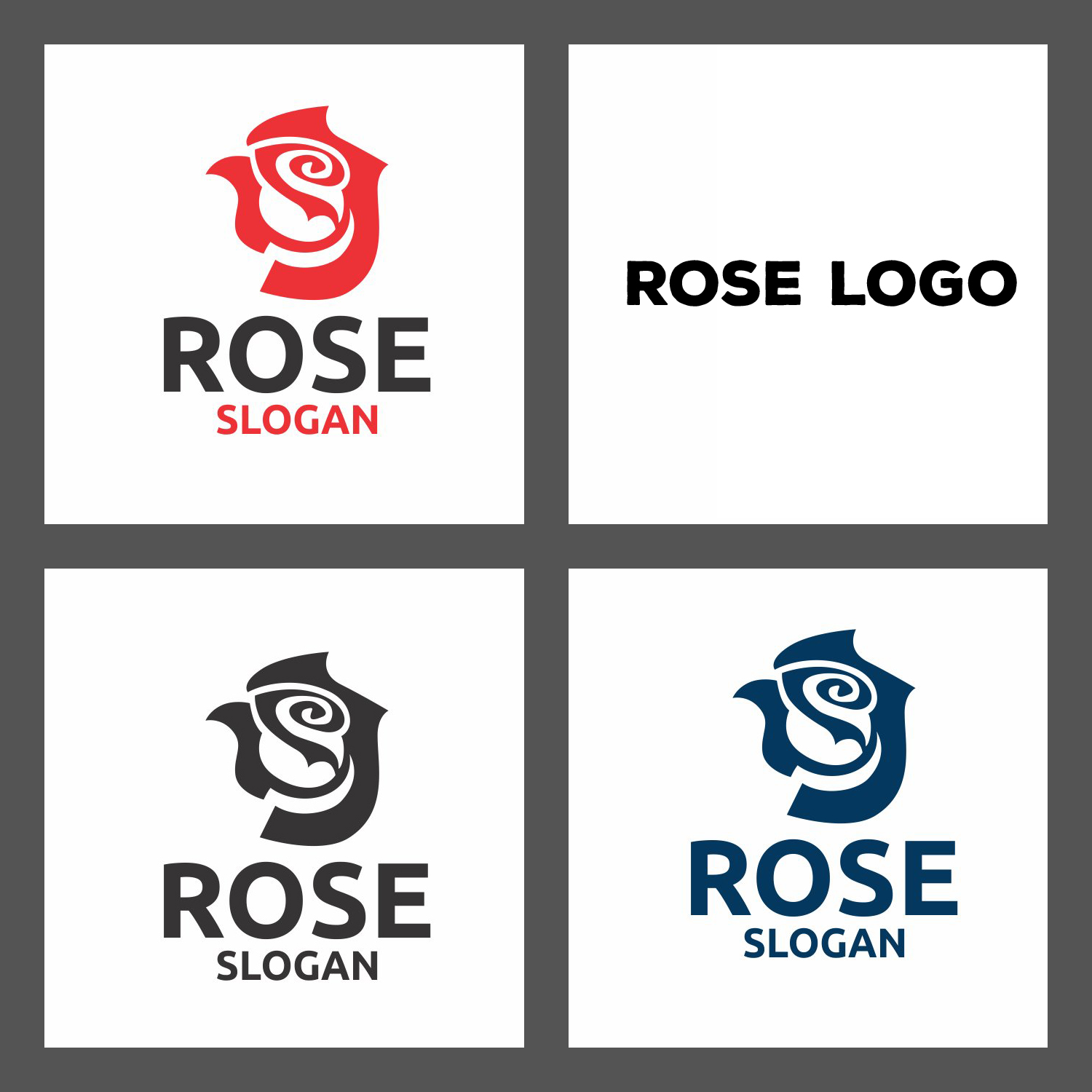 Prints of rose logo.