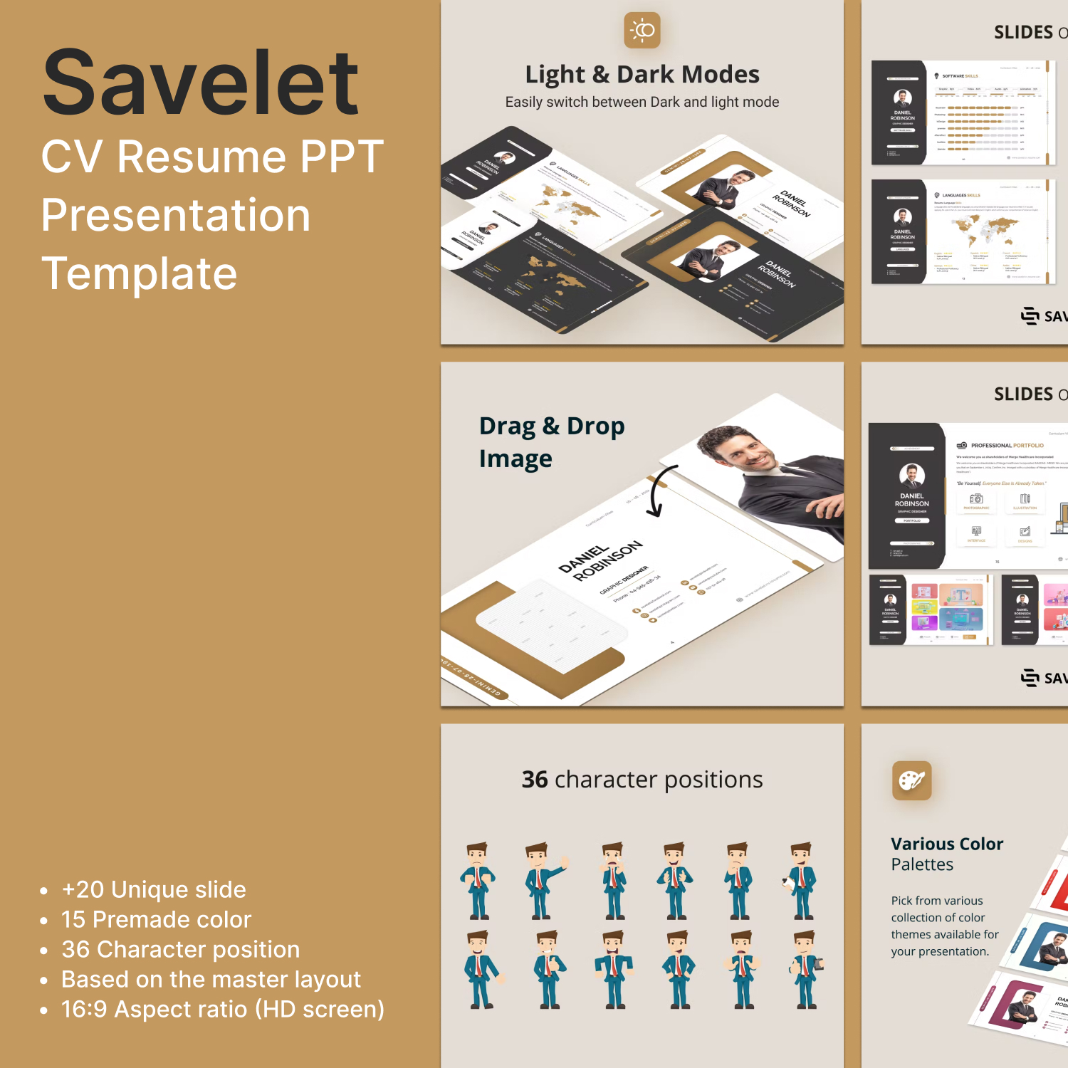 Prints of savelet – cv resume ppt presentation template.