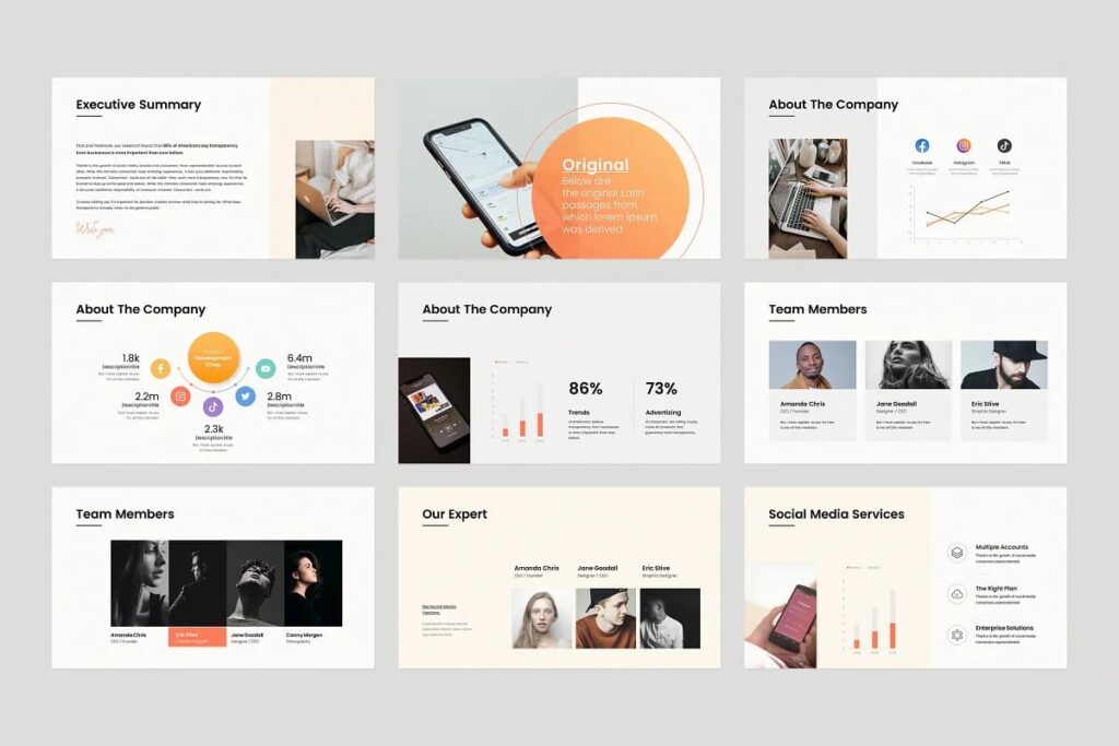 Social Media Strategy Template Canva – MasterBundles