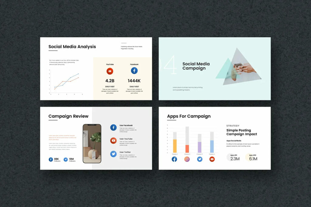 Social Media Strategy Template Canva – MasterBundles