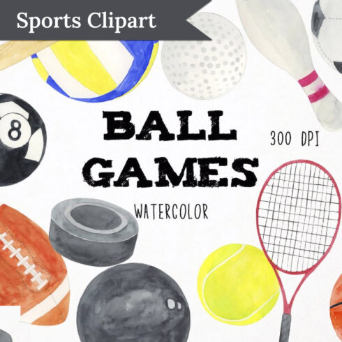 Prints of sports clipart.