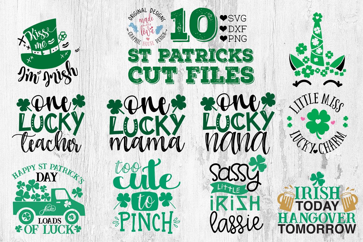 St. Patrick's Day pack preview title page.