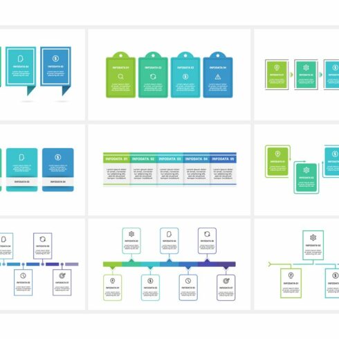 Rectangles Animated Infographics – MasterBundles