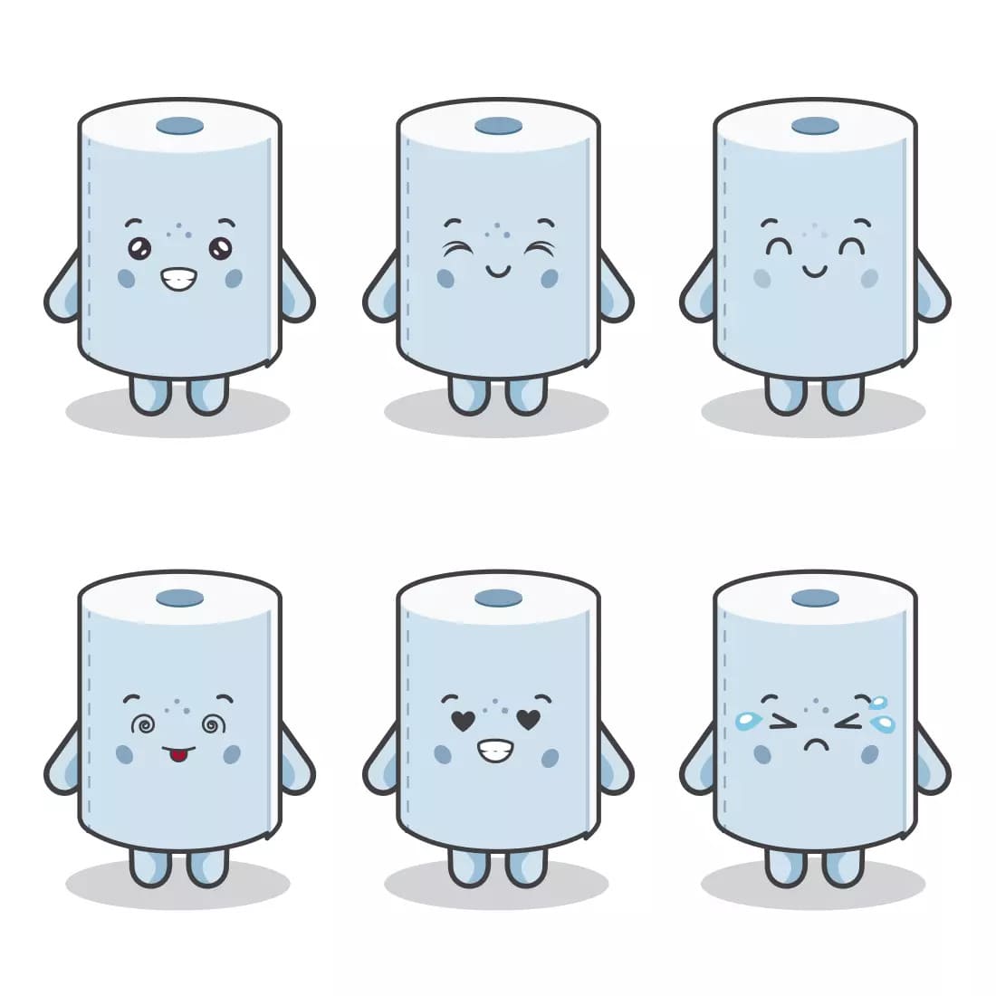 Toilet Paper SVG Bundle Preview 1.