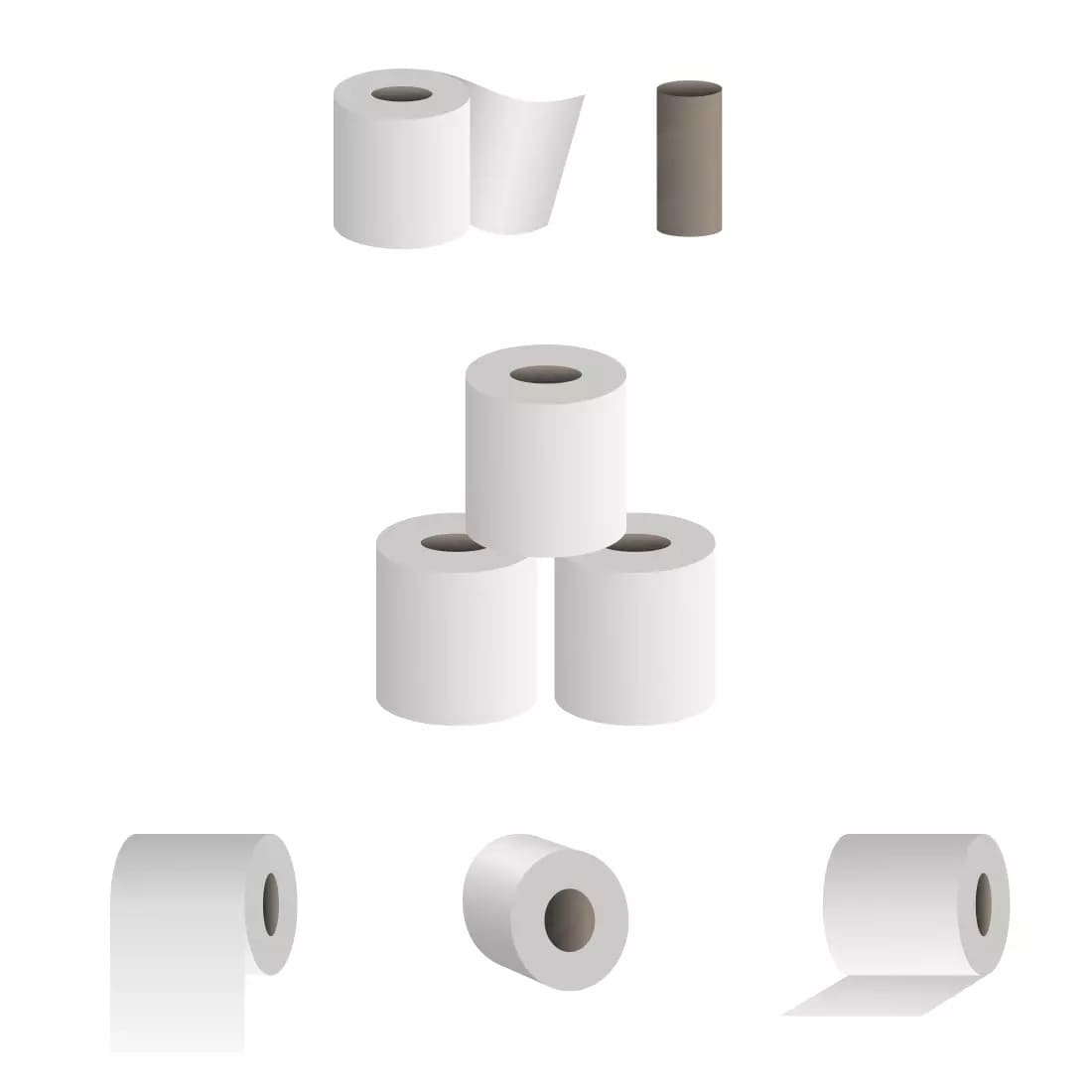 Toilet Paper SVG Bundle Preview 3.