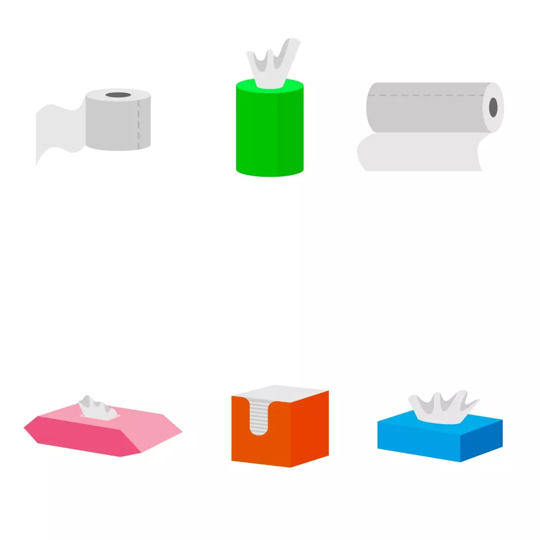 Toilet Paper SVG Bundle Preview 6.