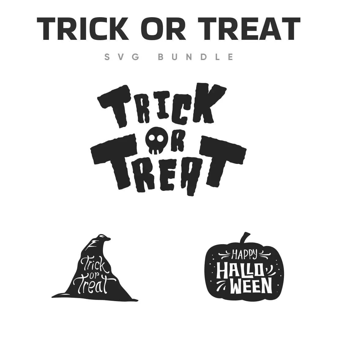 Trick Or Treat SVG Bundle Preview 1.