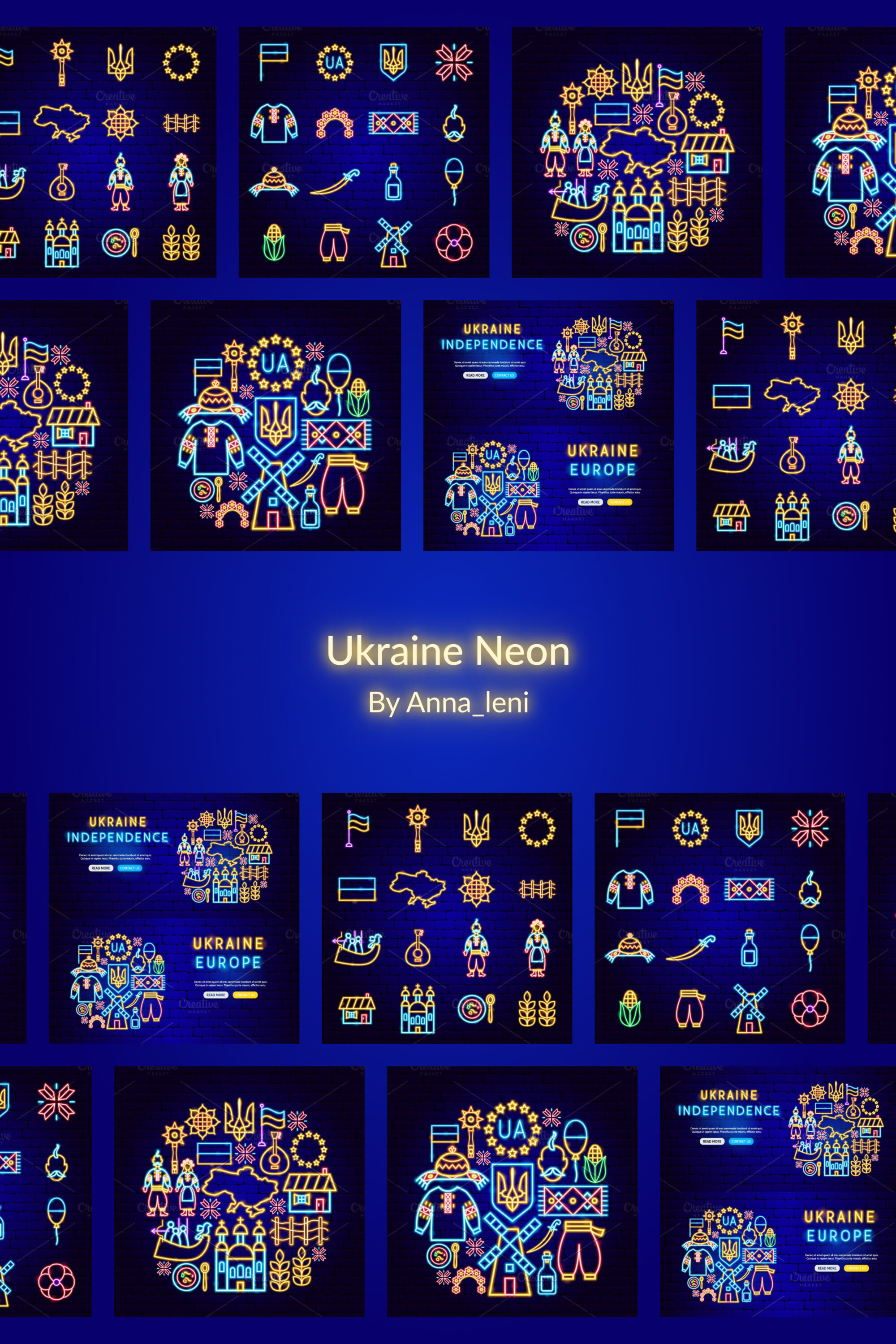 Ukraine neon of pinterest.