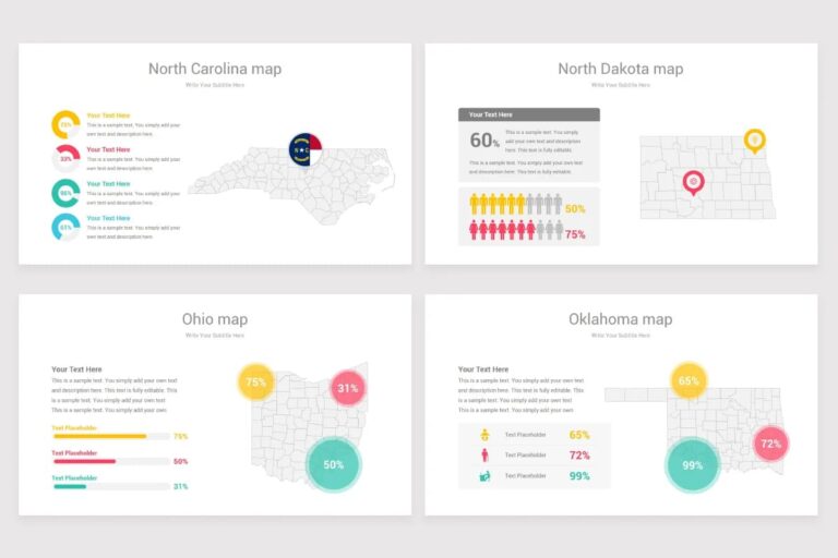 USA Counties Maps PowerPoint Template – MasterBundles