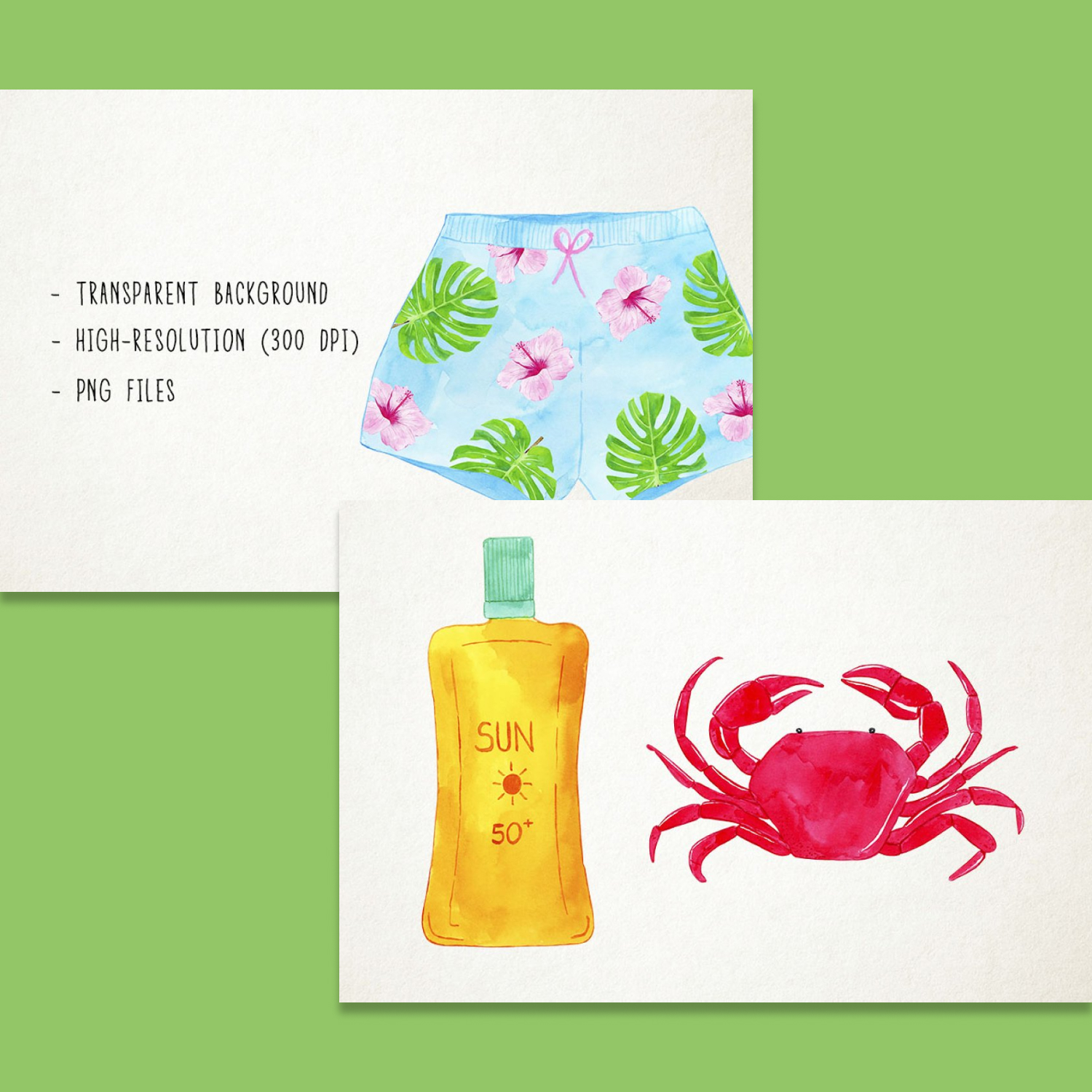 Prints of summer clipart.