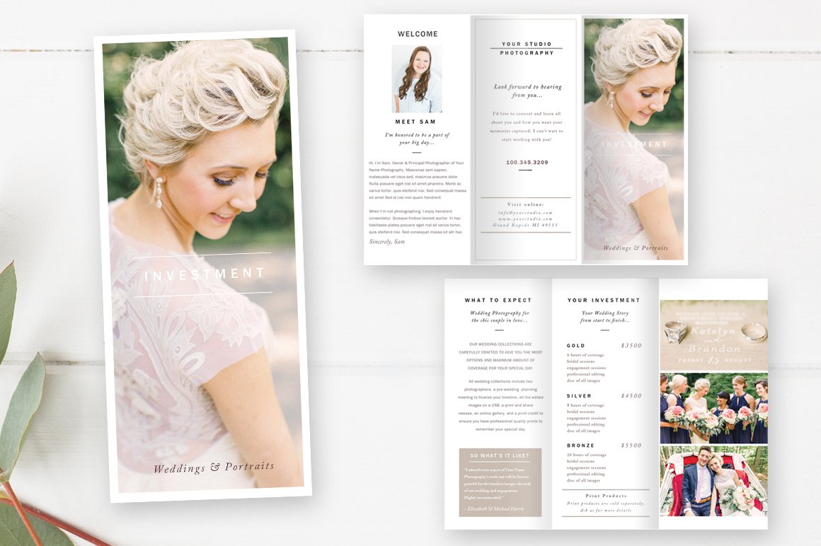 Images for wedding brochures.