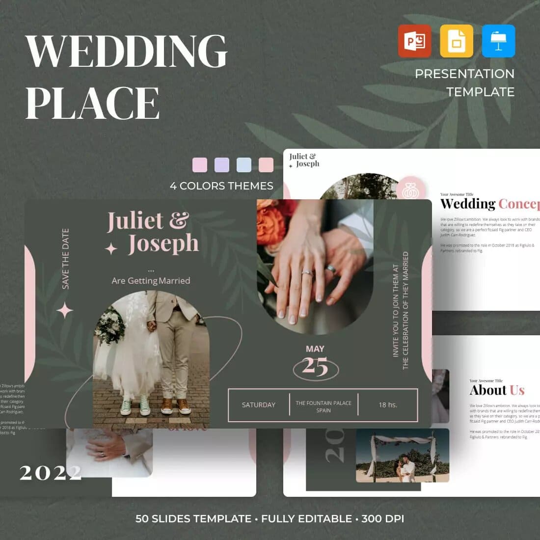 Wedding Place Presentation Template Preview 3.