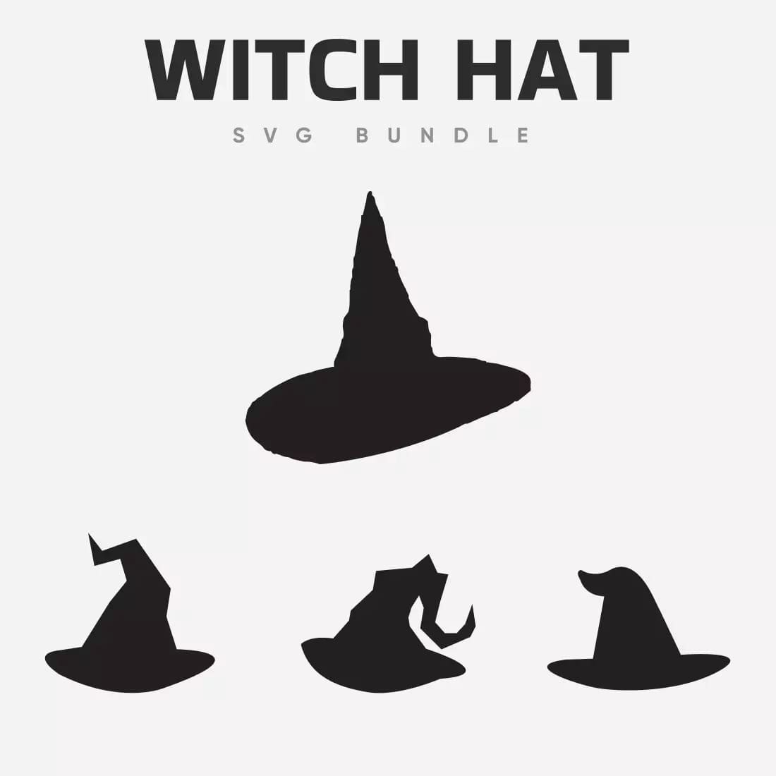 Witch Hat SVG Bundle Preview 2.