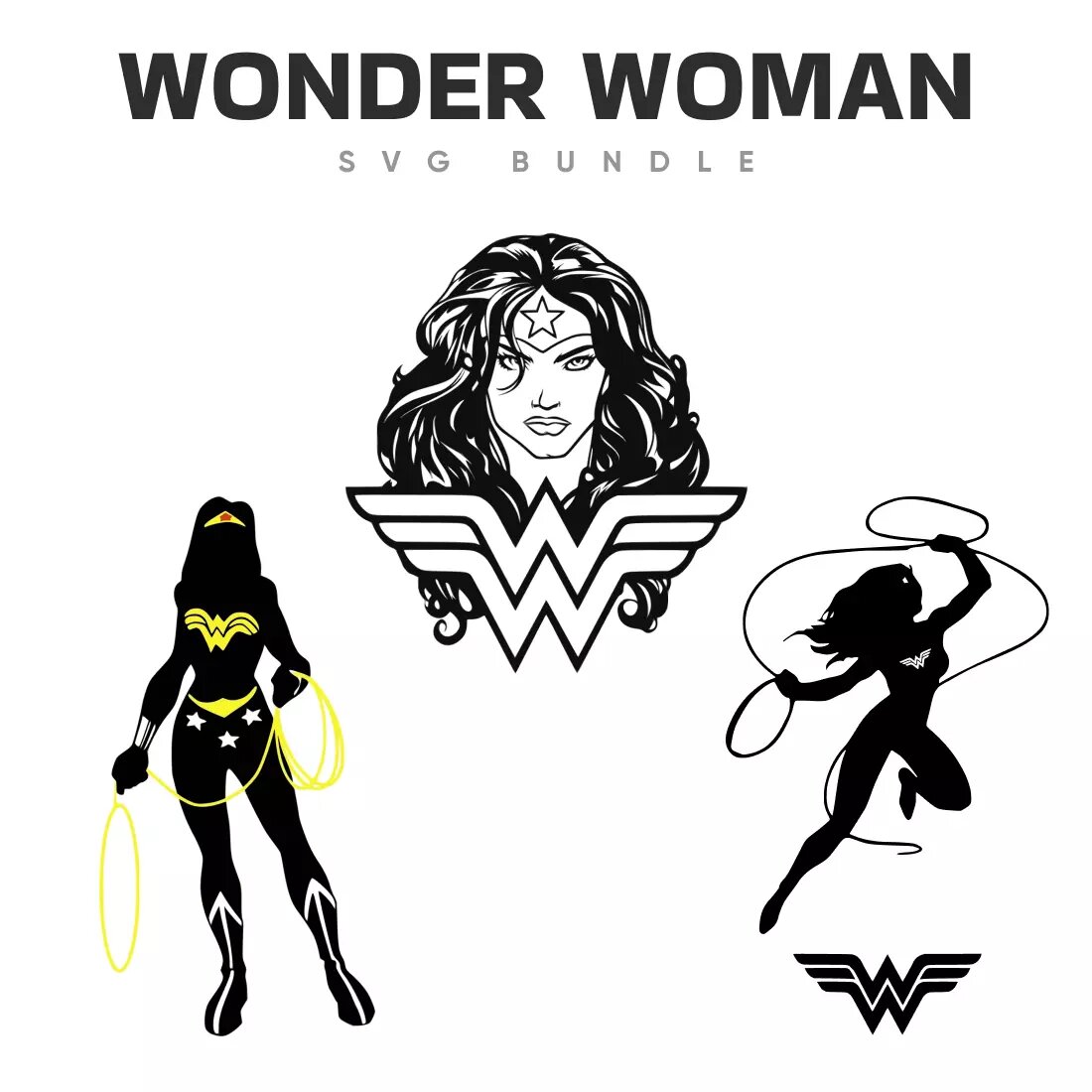 Wonder Woman SVG Bundle Preview 2.