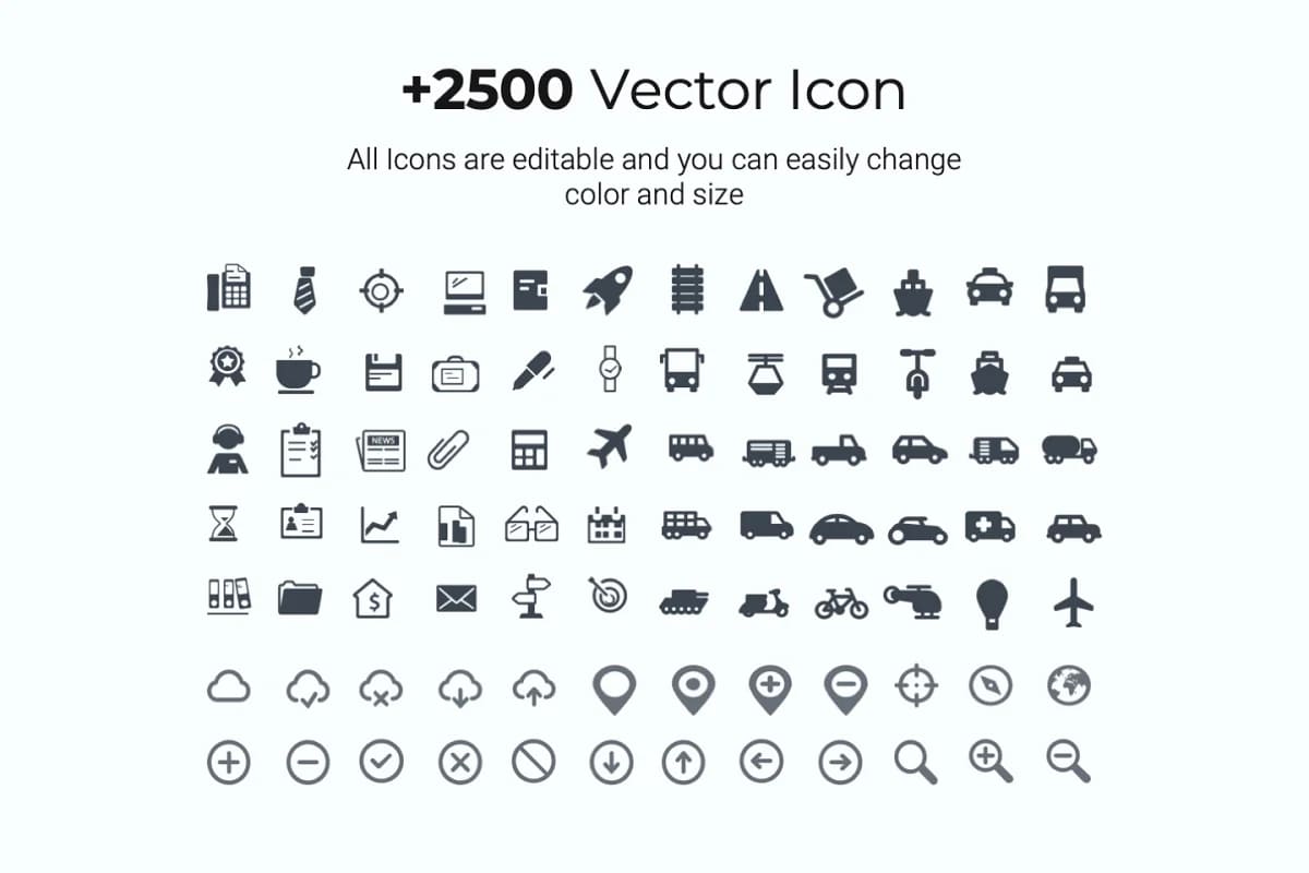 world map powerpoint, vector icons.