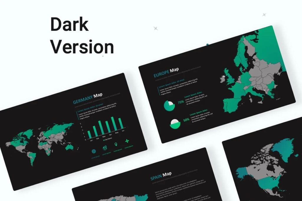 World Map PowerPoint Template – MasterBundles