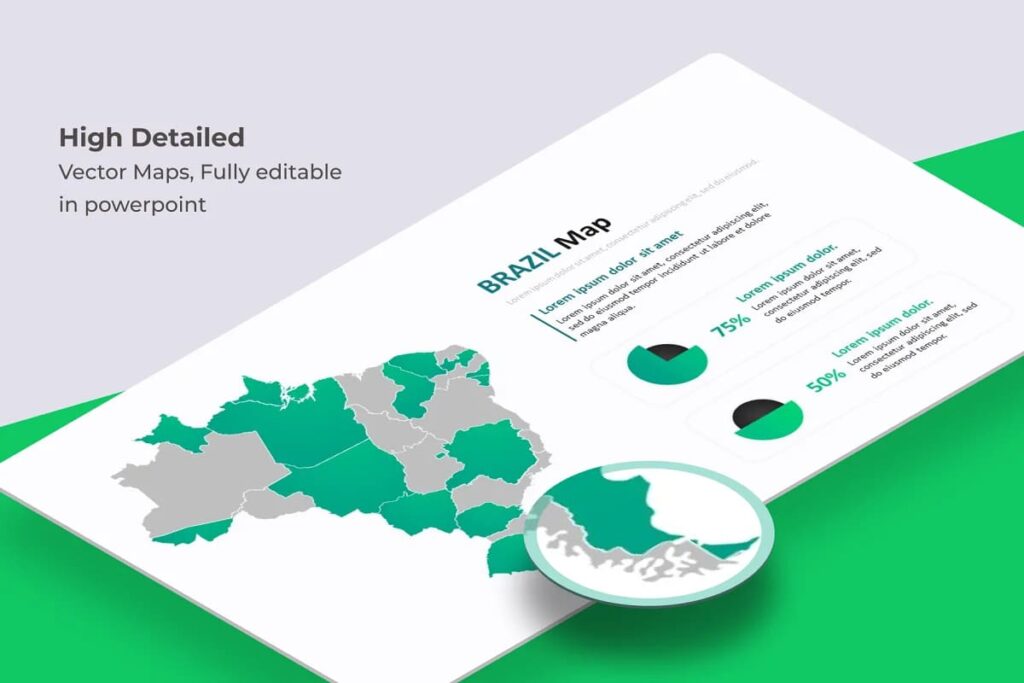 World Map PowerPoint Template – MasterBundles