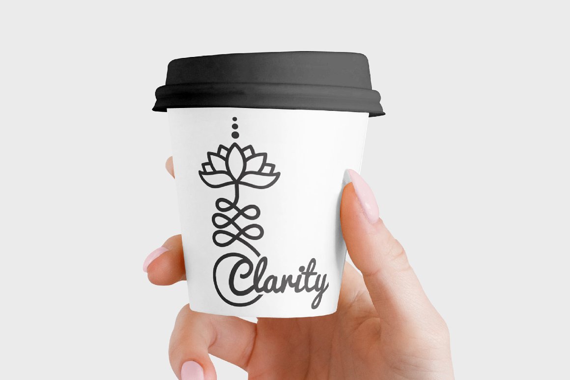 Print on a disposable cup.