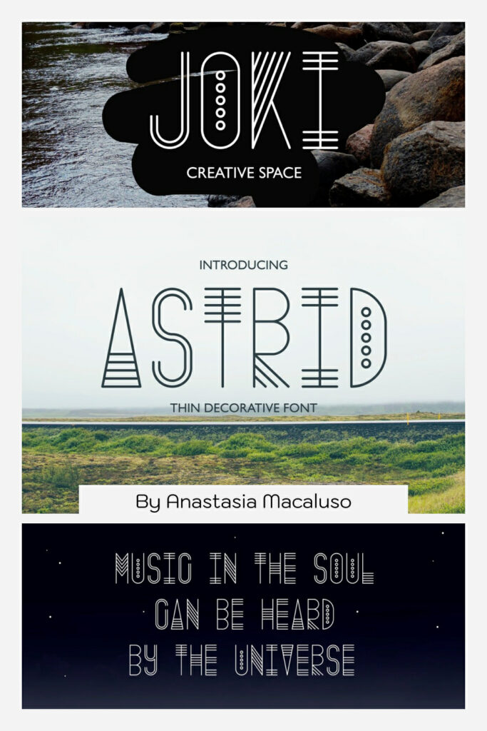 Astrid - Thin Decorative Font – MasterBundles