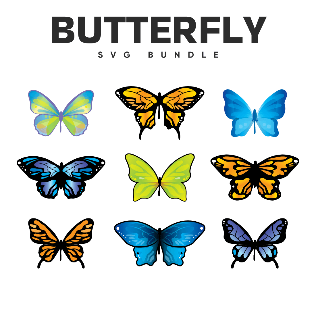 9 Butterfly SVG Free Designs.