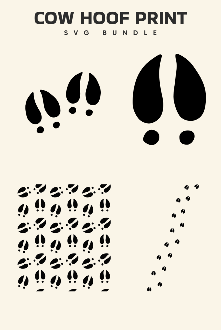 Cow Hoof Print SVG – MasterBundles