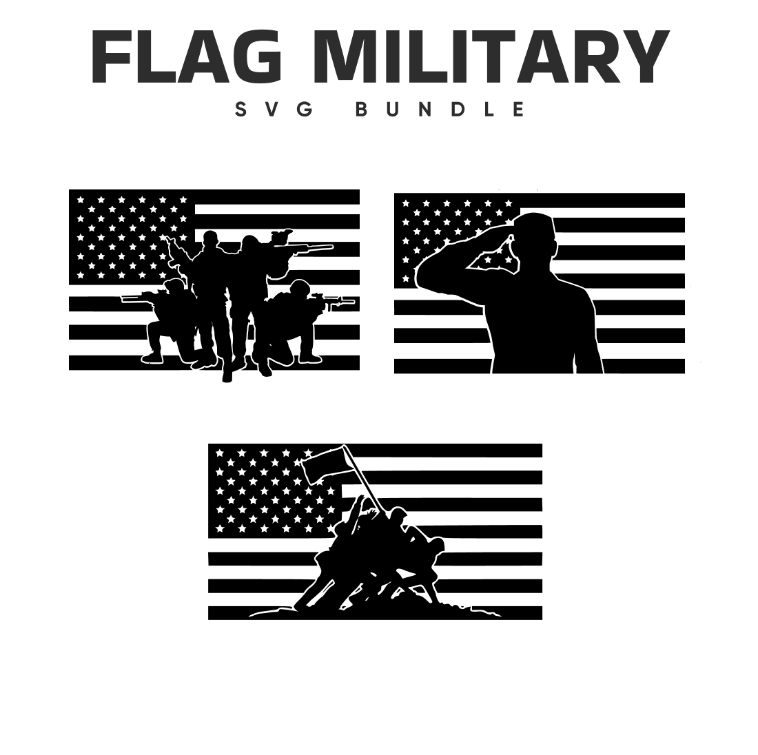 Flag Military SVG Bundle.