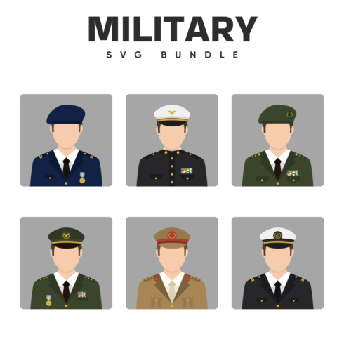 Faceless military silhouettes.