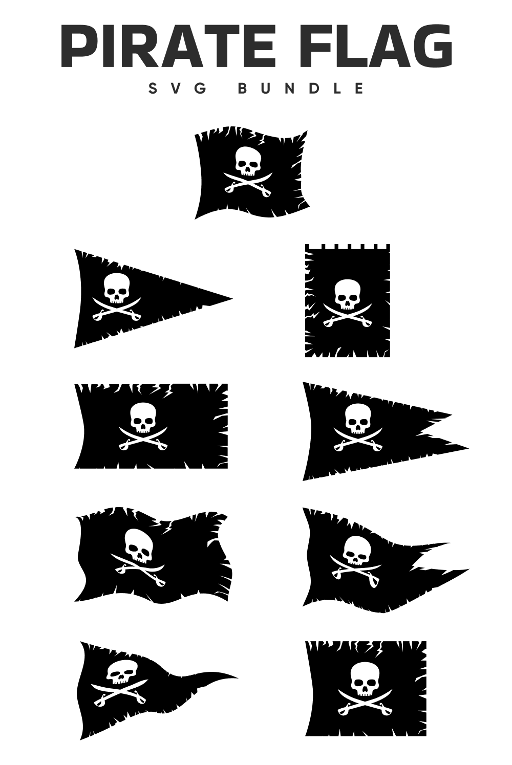 Pirate flag svg bundle of pinterest.